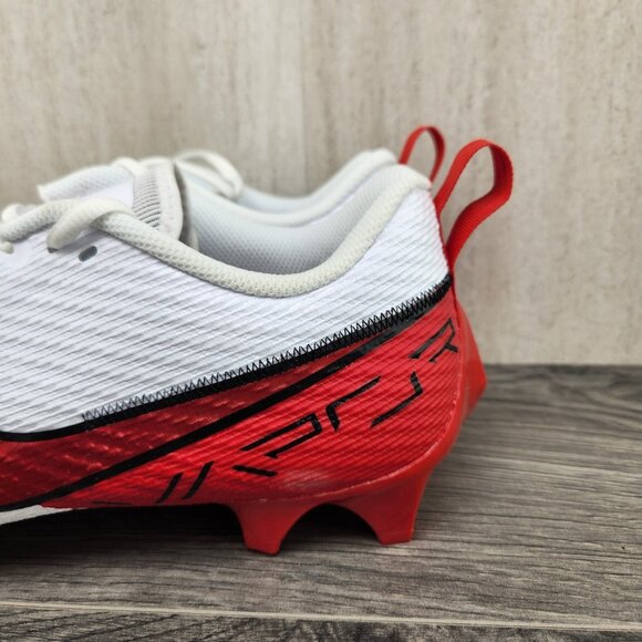Nike Vapor Edge Speed 360 2 Size 13 Mens White University Red Football Cleats - Picture 7 of 11